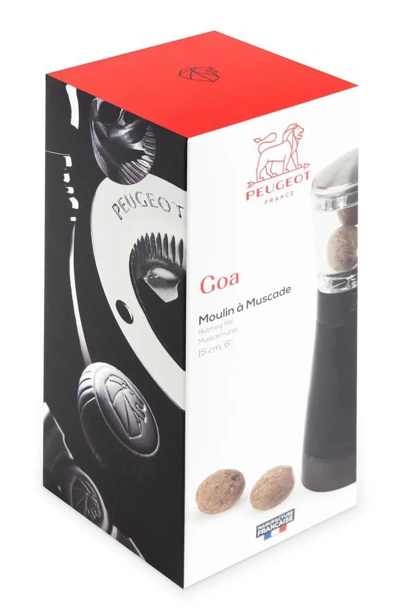 Peugeot Goa Muskaatmolen 15cm - Transparant