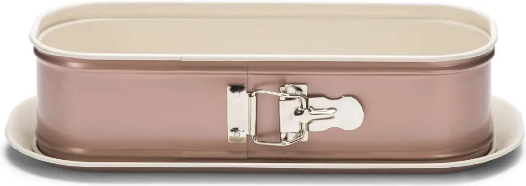 Patisse Keramische Springvorm Cakeblik 30cm - Rose Goud