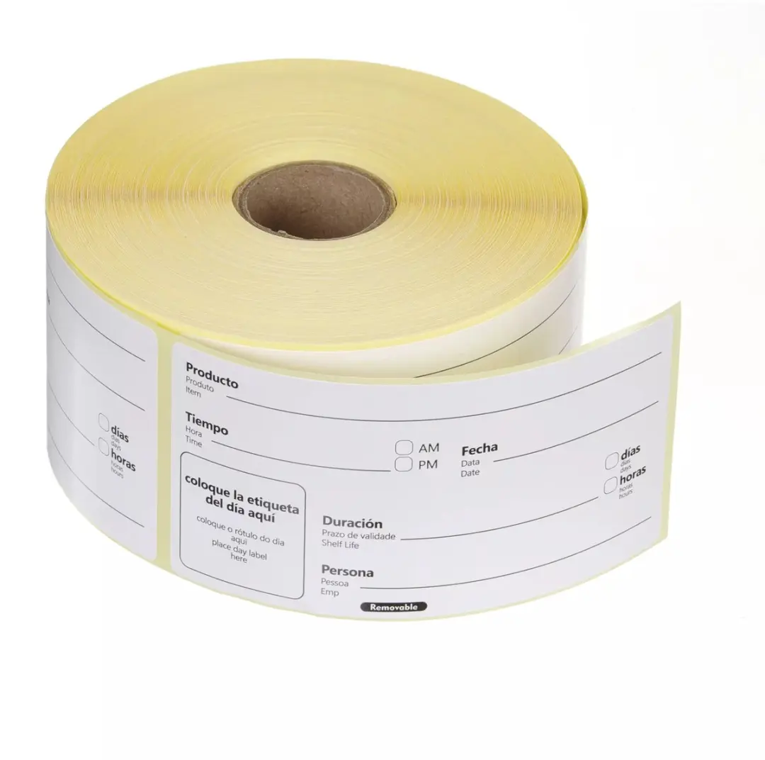 HENDI Houdbaarheidsstickers Wit 500 Stuks