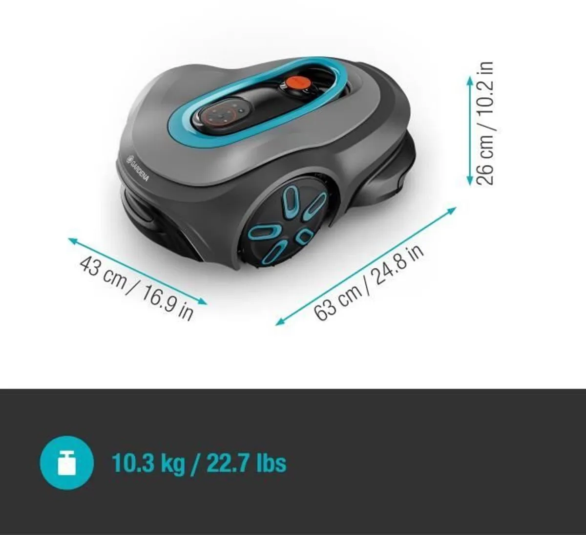 Gardena Smart SILENO max 1500 Robotmaaier - 1500 m² - Bluetooth