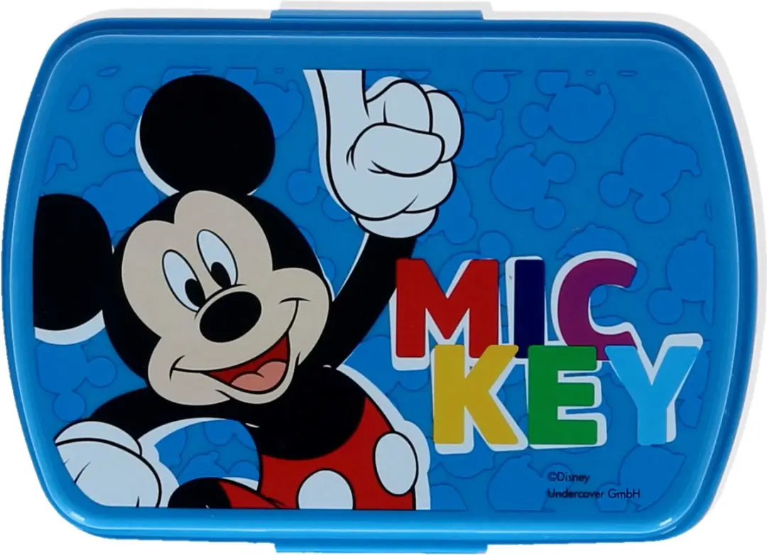 Disney Mickey Mouse Broodtrommel - 1,5L - Rood/Blauw