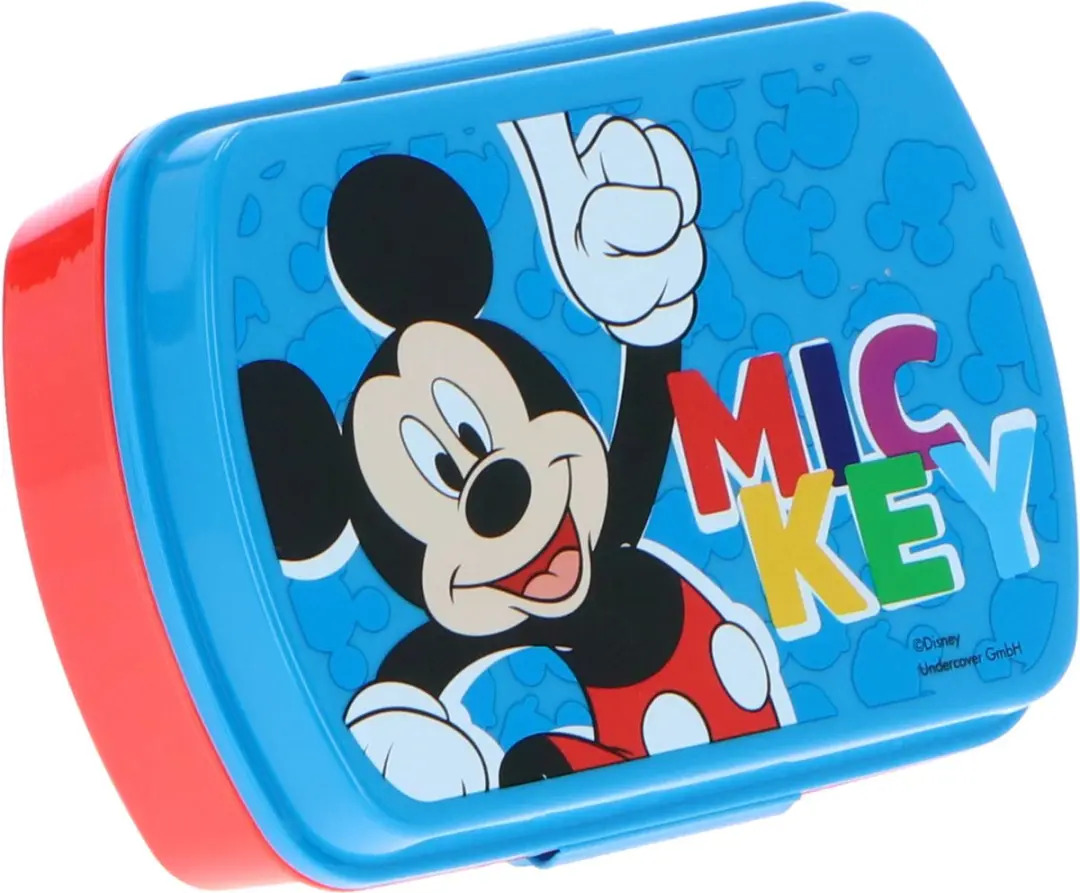 Disney Mickey Mouse Broodtrommel - 1,5L - Rood/Blauw