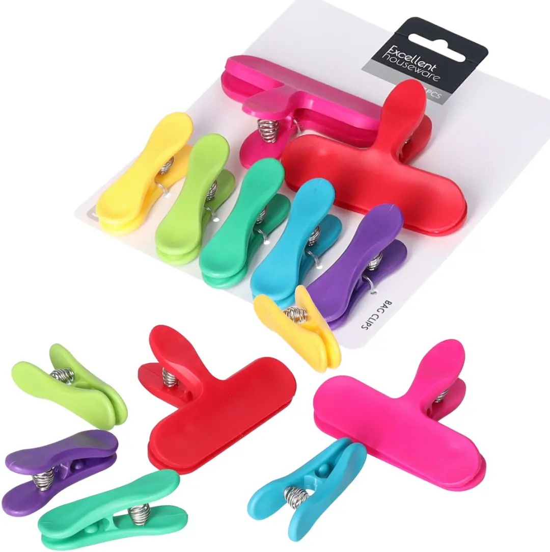 Excellent Houseware Vershoudclips 14 Stuks - Multicolor