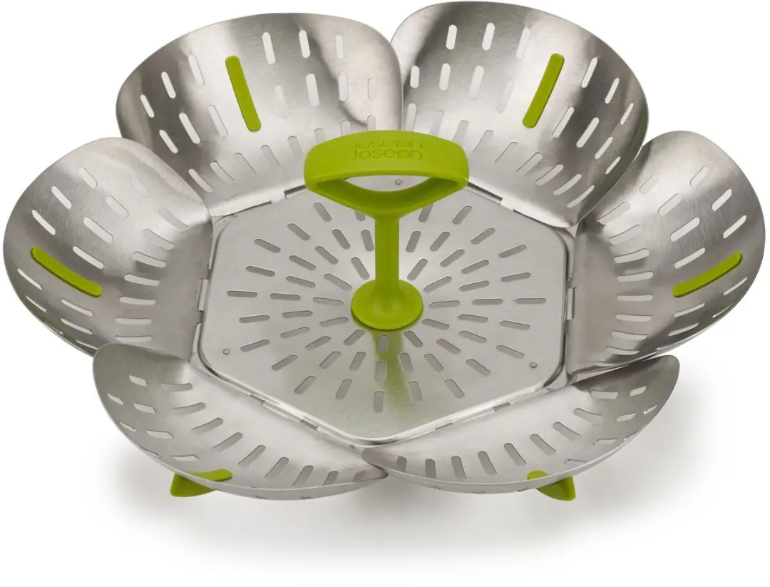 Joseph Joseph Bloom Steel Stomer Opvouwbaar 16cm - Groen