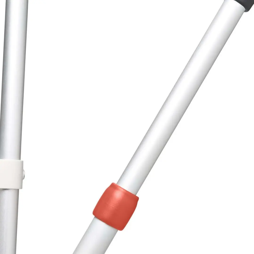OXO Bezem en blikset 12125800V2 - Uitschuifbaar - Wit/Zwart/Rood