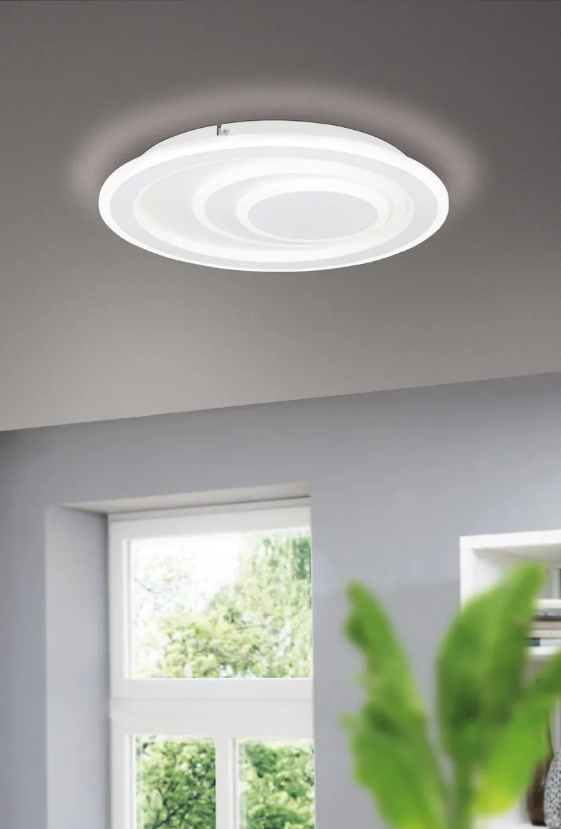 Eglo Palagiano 1 Plafondlamp LED - Ø38cm Wit