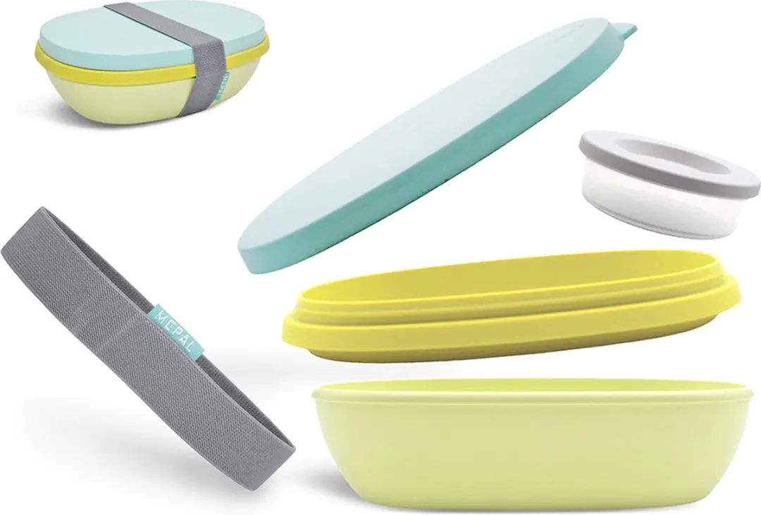 Mepal Ellipse Duo Lunchbox Lemon Vibe - 2 Vakken