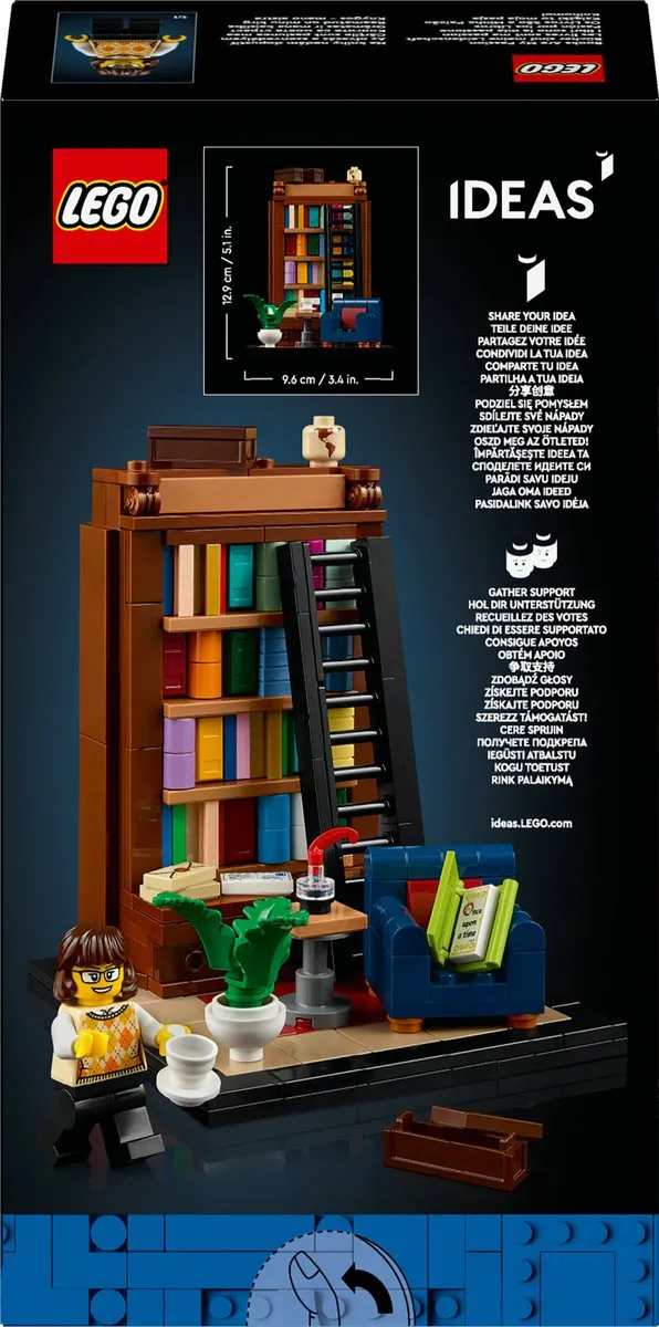 LEGO 40698 Books Are My Passion - 285 Stukken - 1 Minifiguur - afbeelding 2 van 6