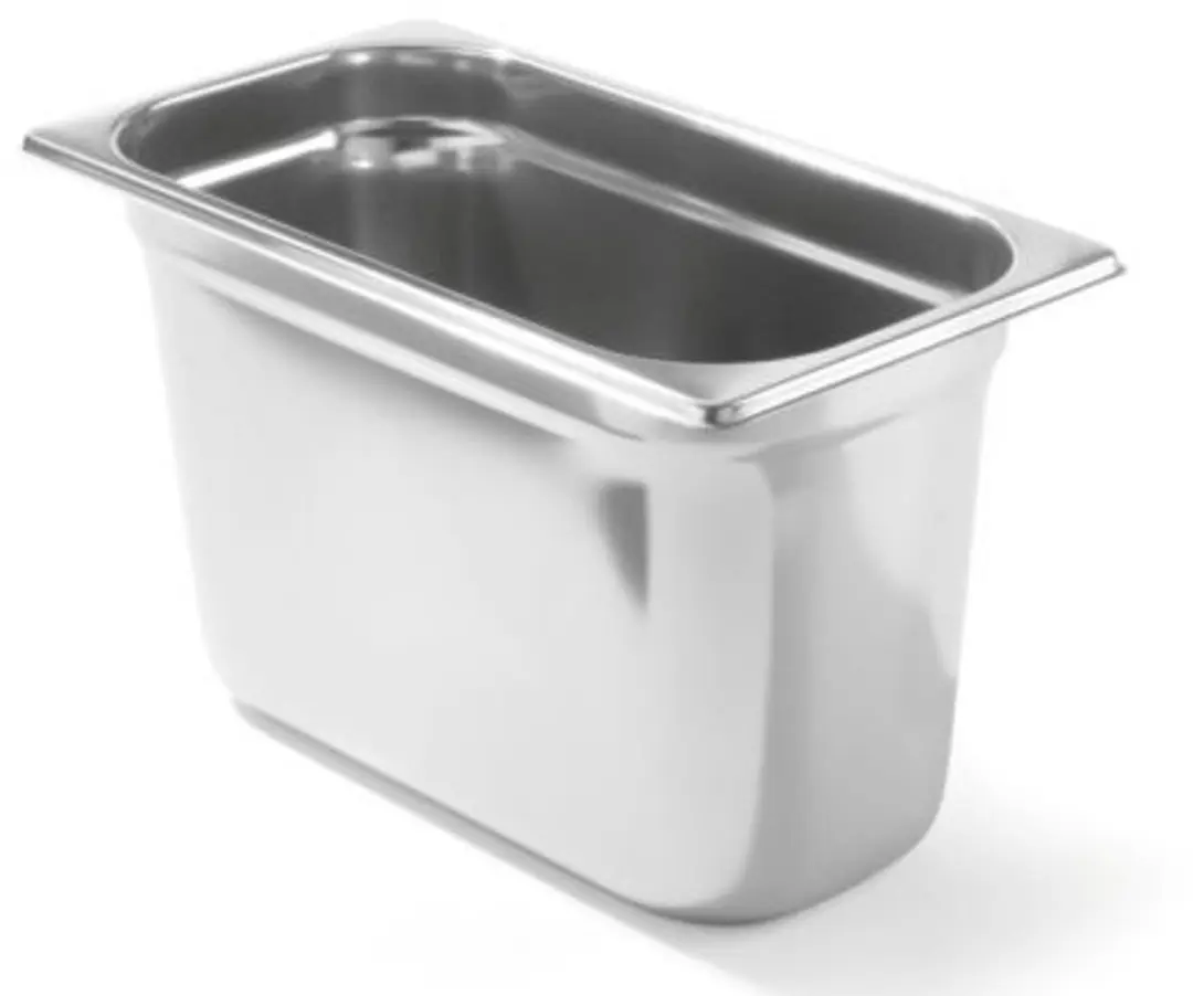 HENDI Gastronormbak 7,8L - 200mm - RVS - Zilver