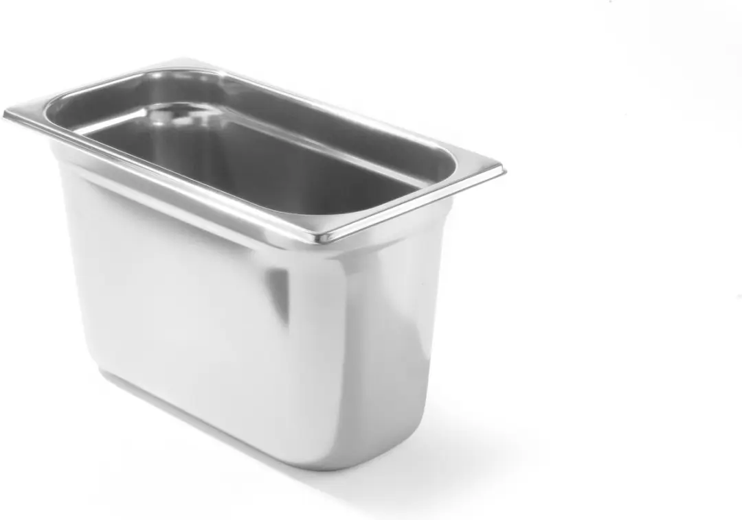 HENDI Gastronormbak 7,8L - 200mm - RVS - Zilver