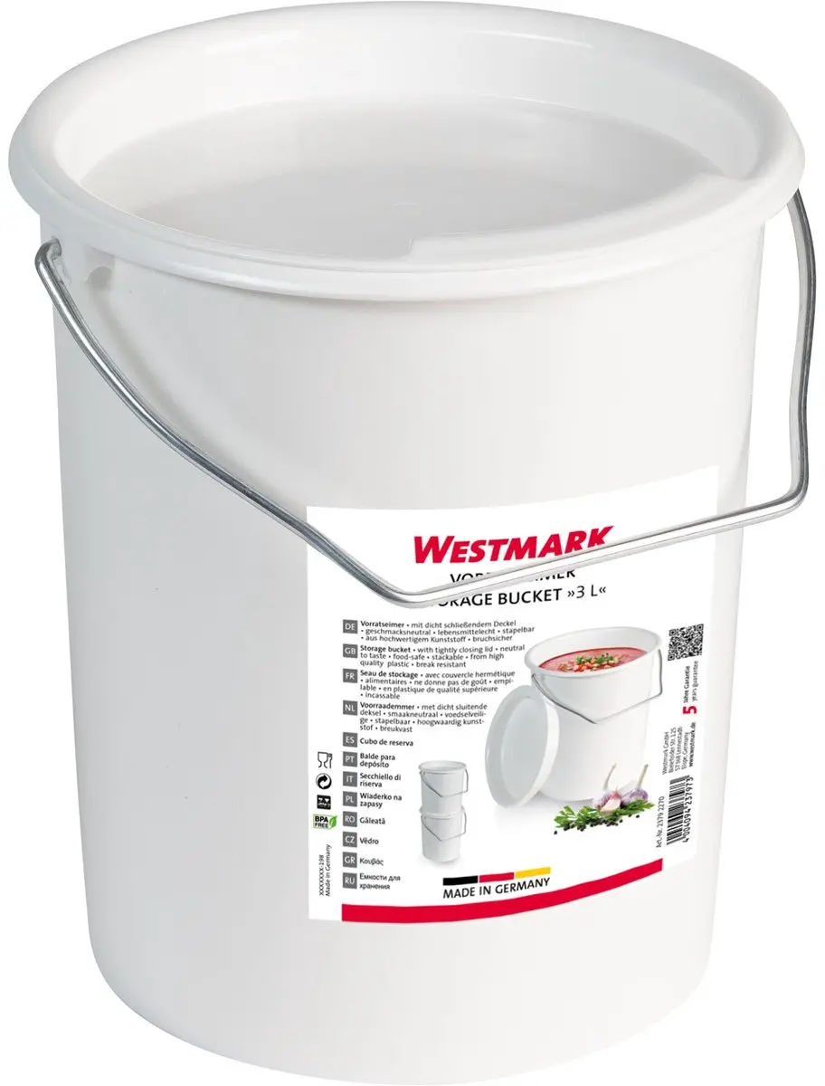 Westmark Melk- en Voeremmer 3L - wit