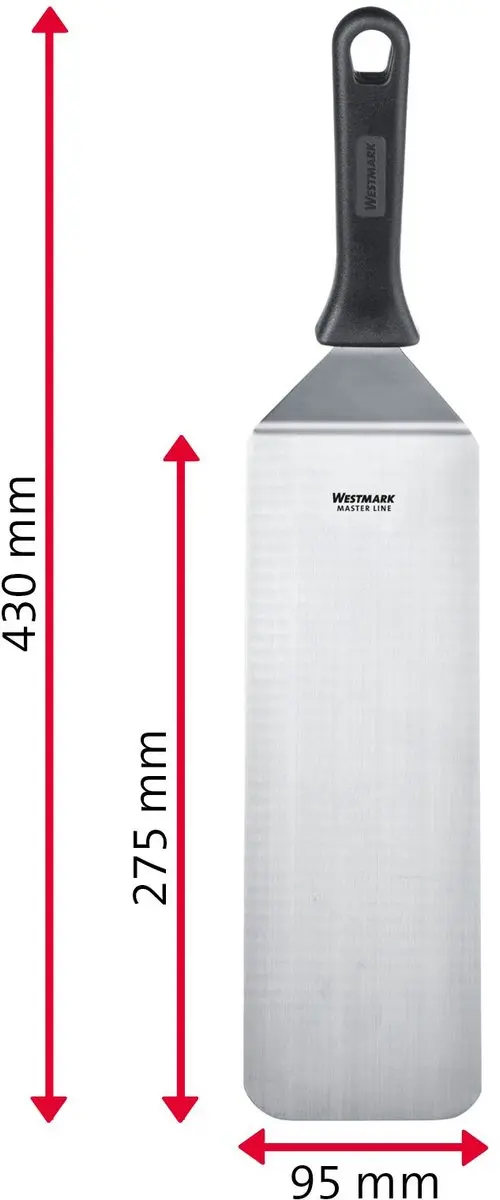 Westmark Master Line Grillspatel 43cm - 9,5x27,5cm RVS