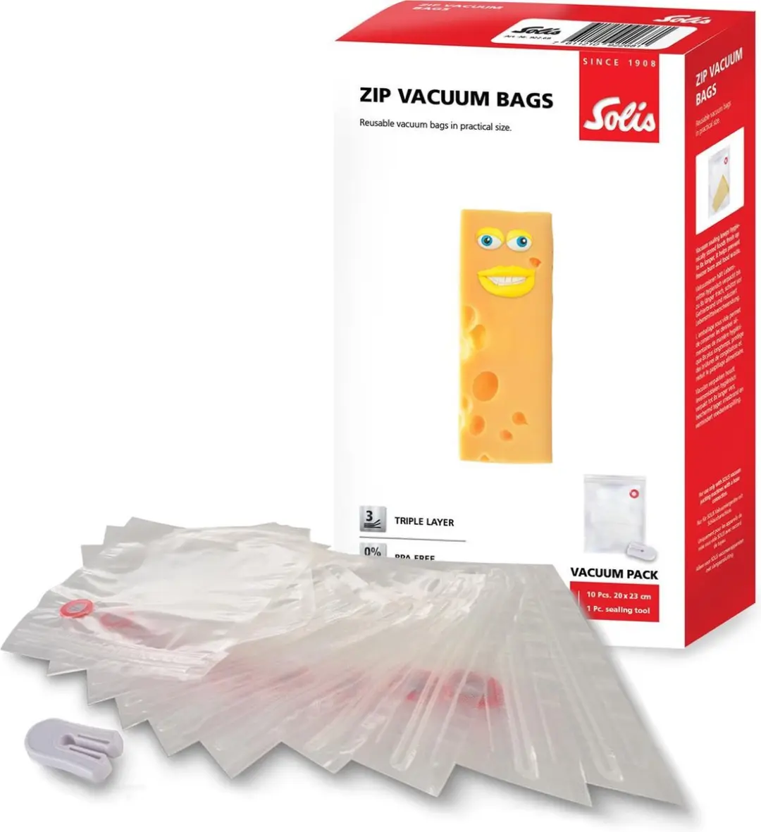 Solis Ziplock Vacuümzakken 20x23cm