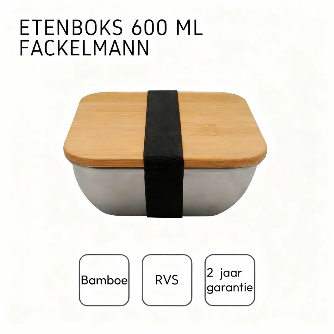 Fackelmann Move Lunchbox 600ml - Roestvrij staal