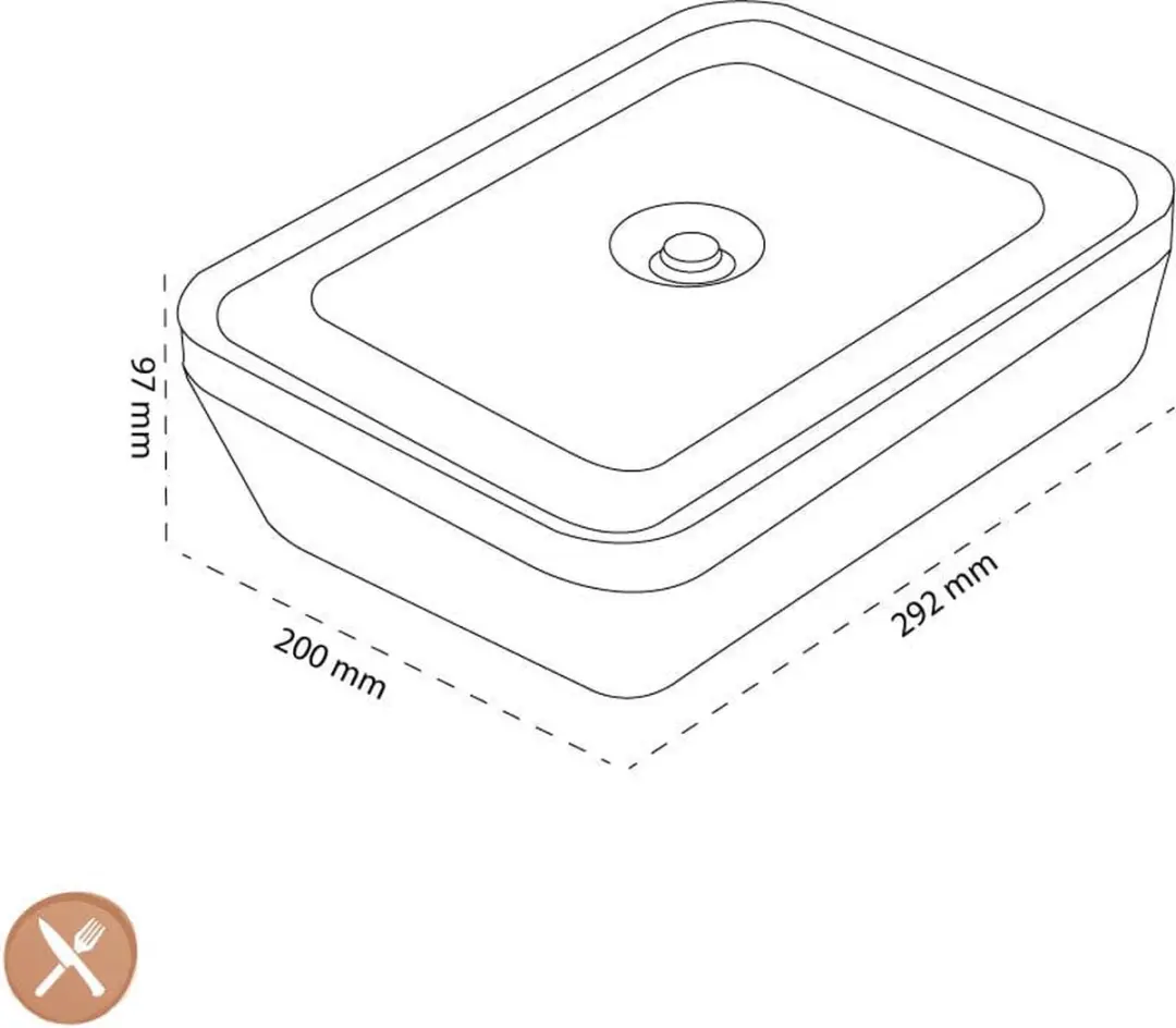 Zwilling Fresh & Save Vacuüm Gratineerschotel 2850ml - Glas