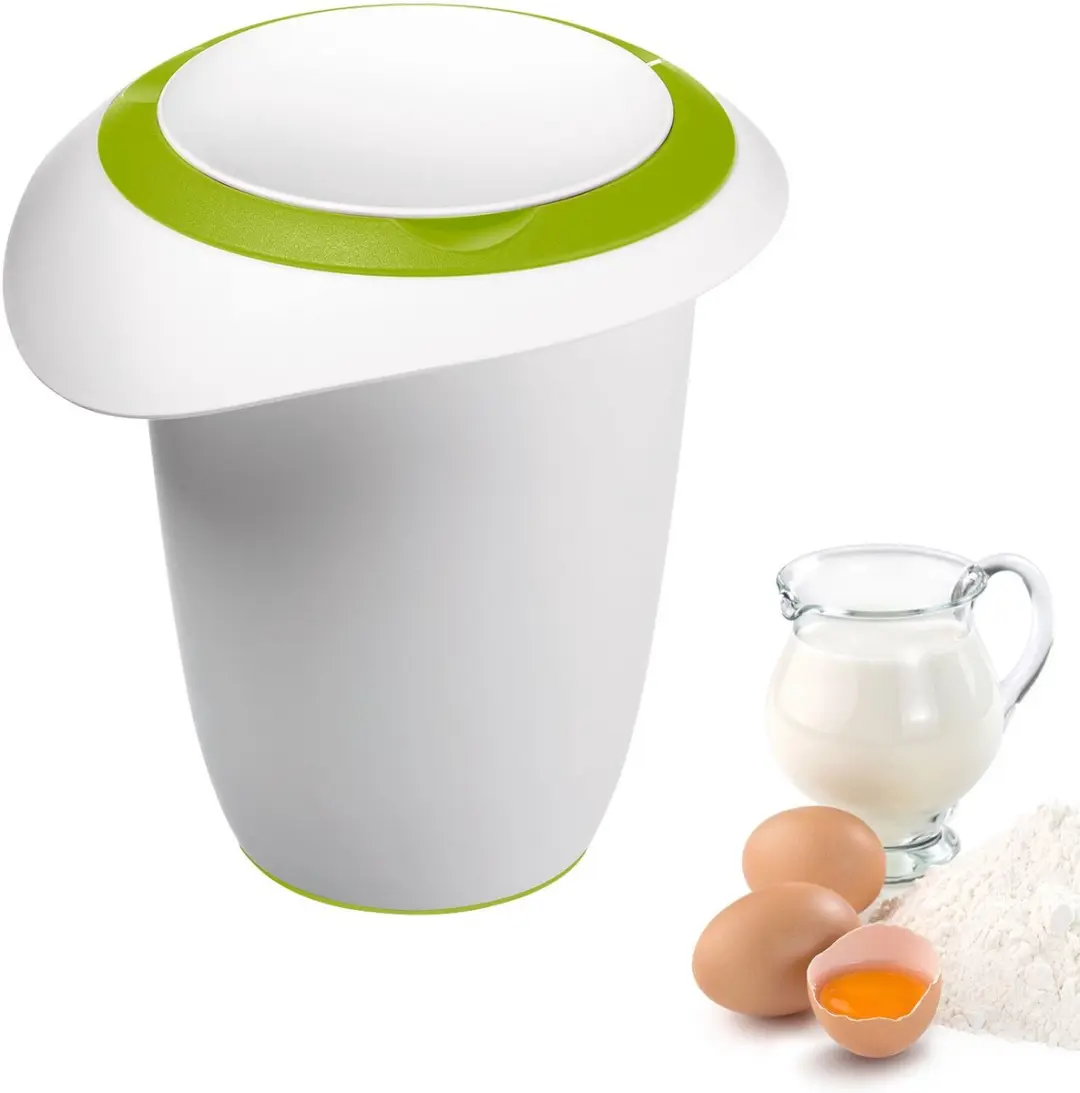 Westmark Beslagkom 1L - wit/appelgroen
