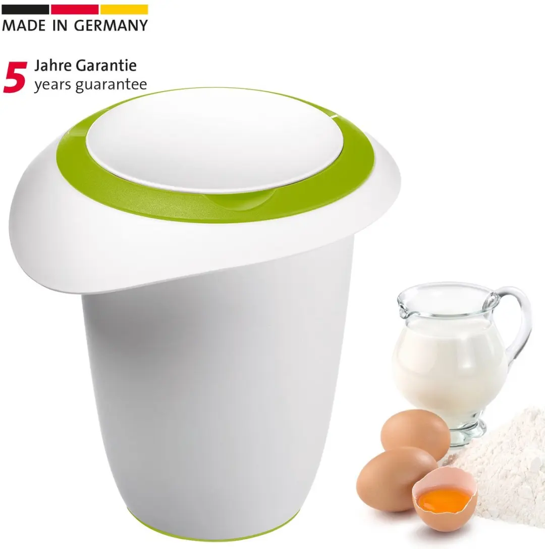 Westmark Beslagkom 1L - wit/appelgroen