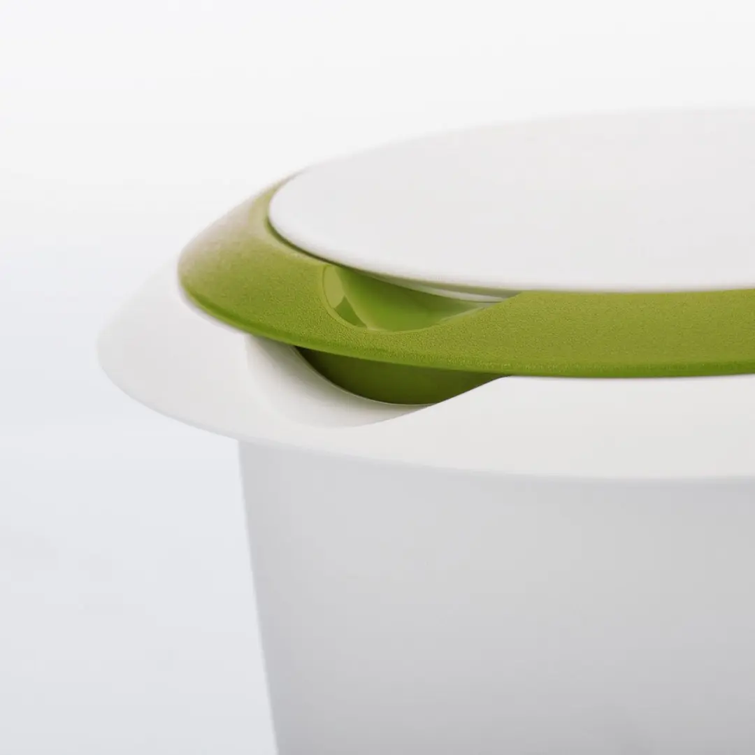 Westmark Beslagkom 1L - wit/appelgroen - afbeelding 6 van 6