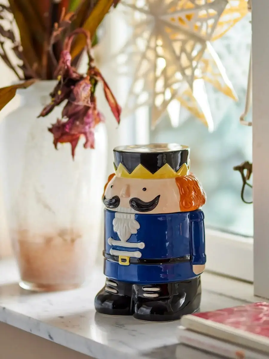 Bloomingville Feast Pot Aardewerk - 19cm - Blauw