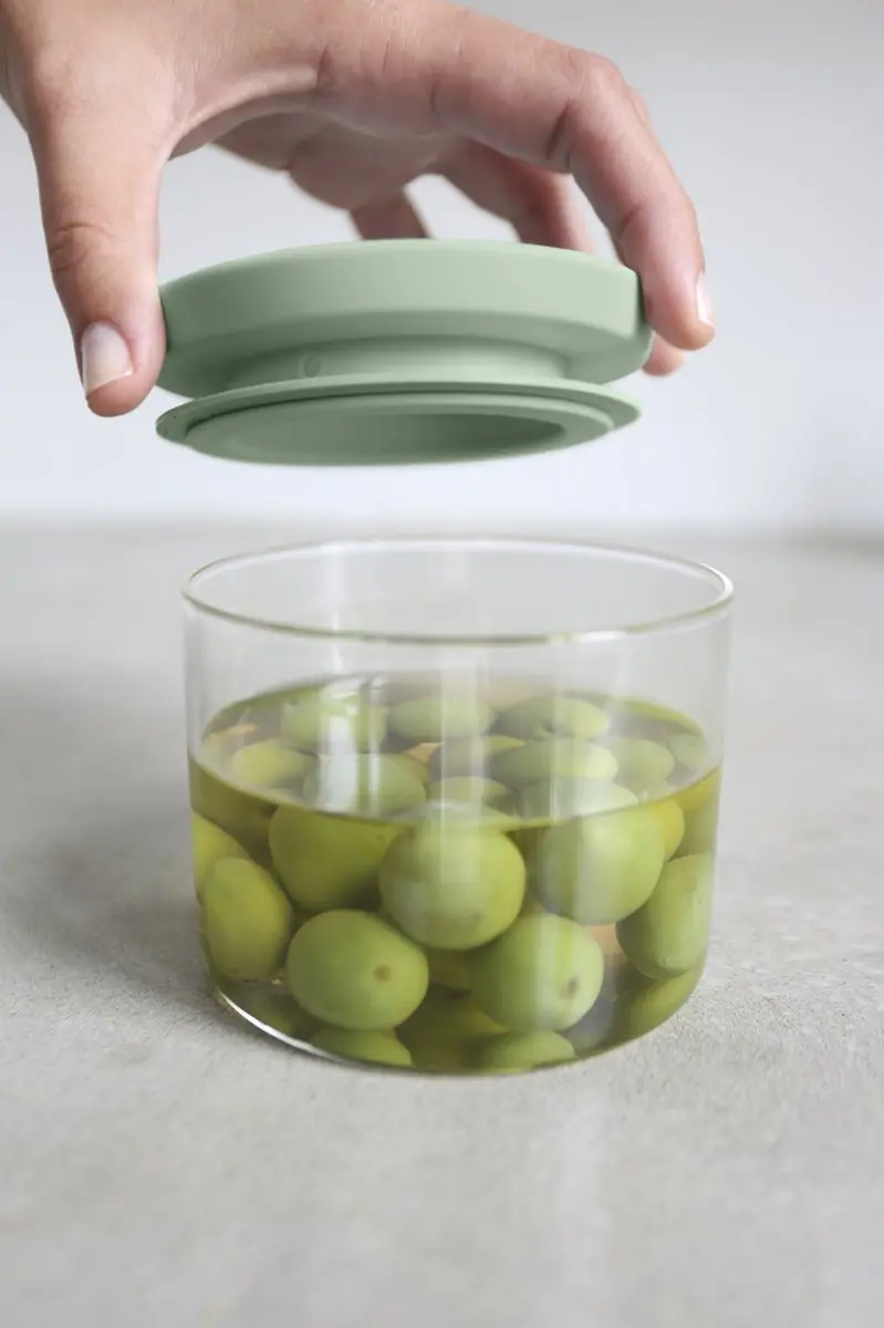 Brabantia Voorraadpot Glas 0,3/0,6/1,1L - 6-delig - Stapelbaar