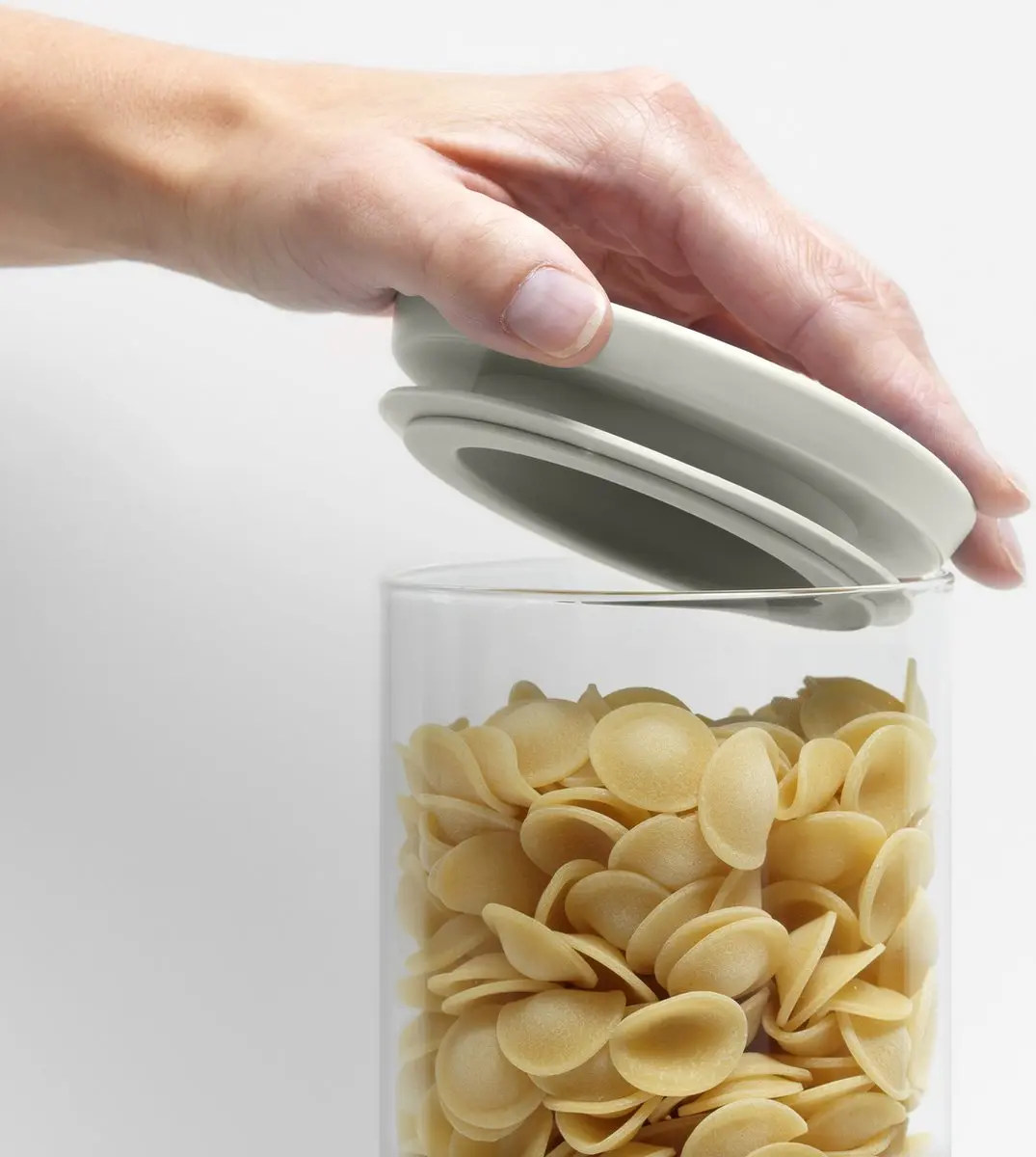 Brabantia Voorraadpot Glas 0,3/0,6/1,1L - 6-delig - Stapelbaar