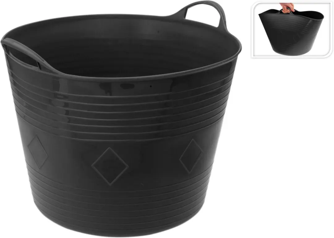Excellent Houseware Flexibele Wasmand 40L - 2 Stuks