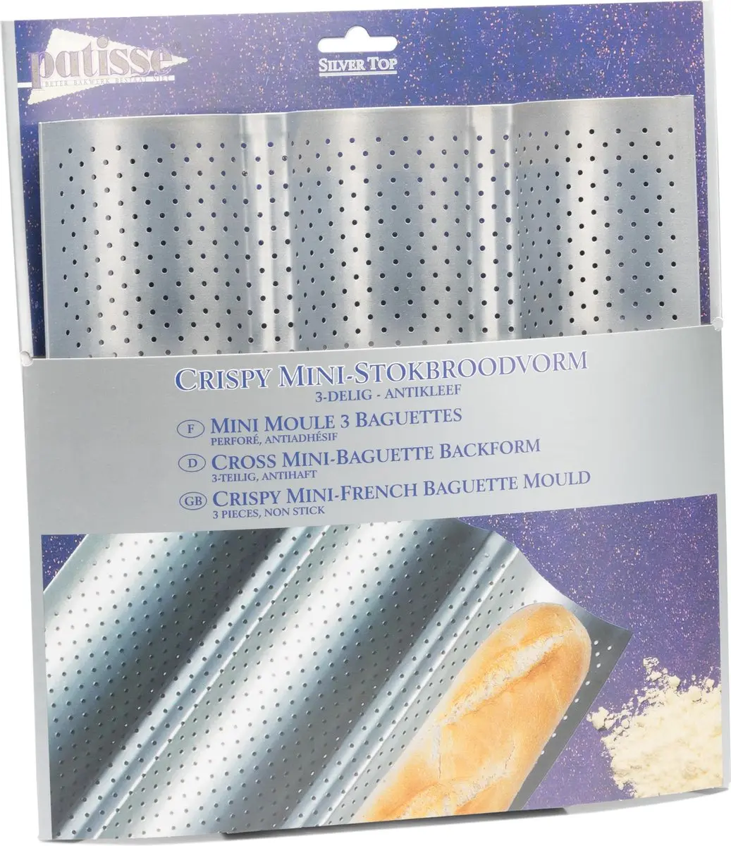 Patisse Stokbroodvorm Mini 26x24cm