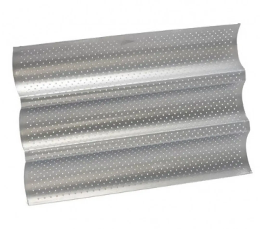 Patisse Stokbroodvorm Mini 26x24cm - 3-delig - Zilver