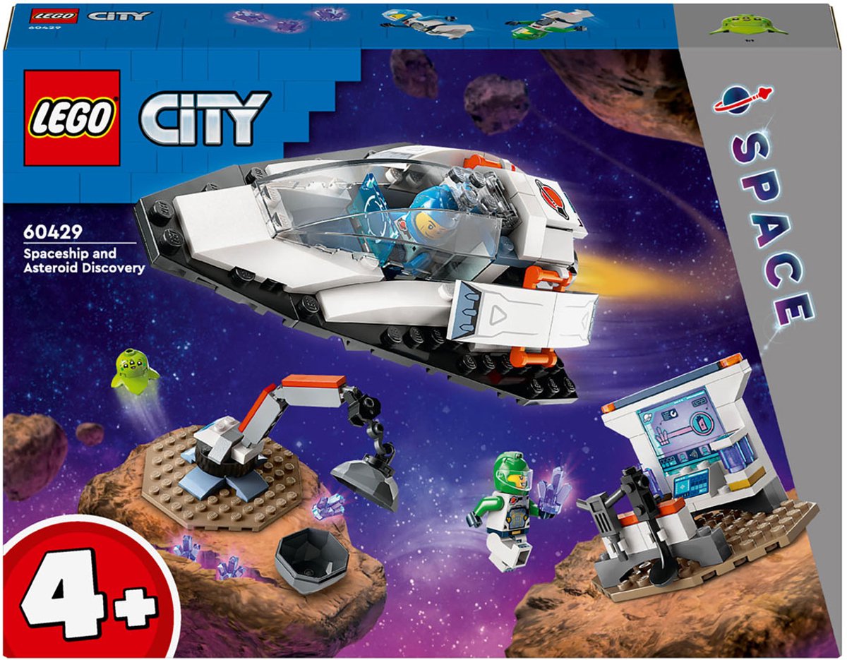 LEGO City Ruimteschip en Ontdekking van Asteroïde - 60429