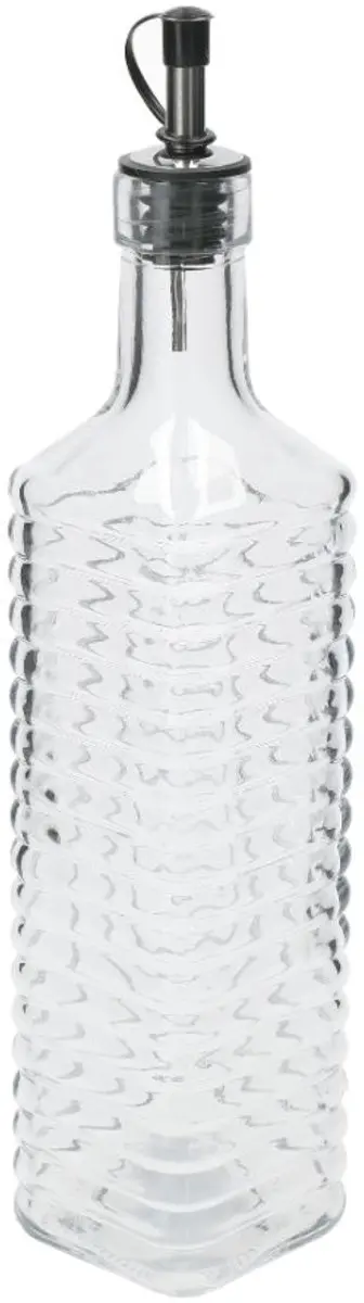 KitchenCraft Olieflesje 0.55L Glas - Zilver