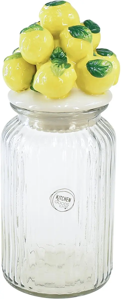 Decoris Voorraadpot Glas 1500ml Ø11cm