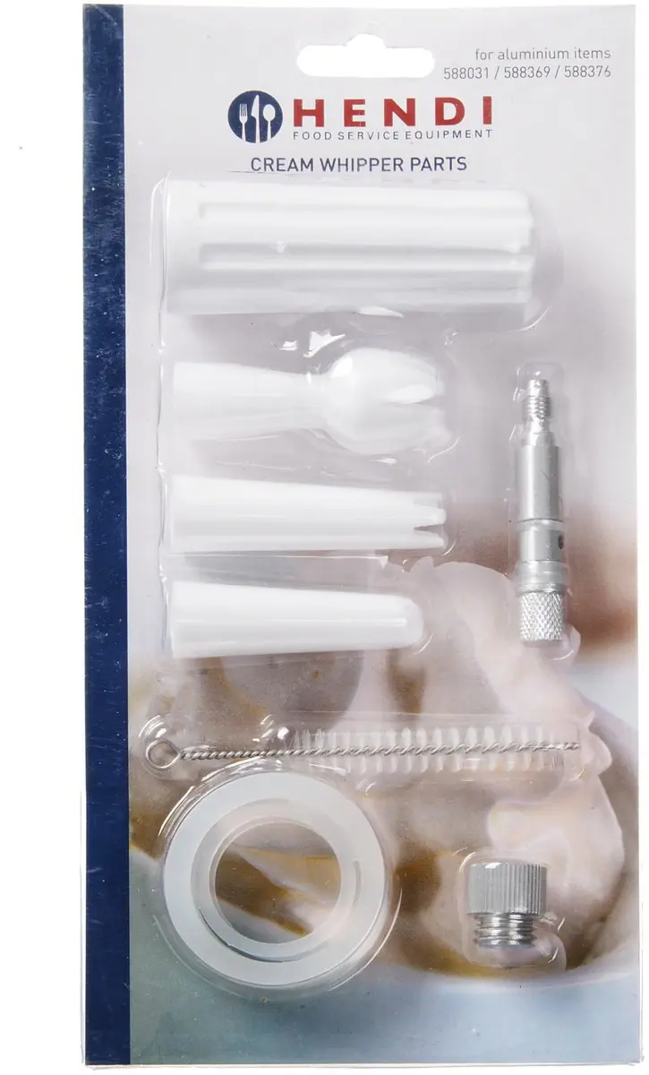 Hendi Slagroomspuit Onderdelen Set - Wit