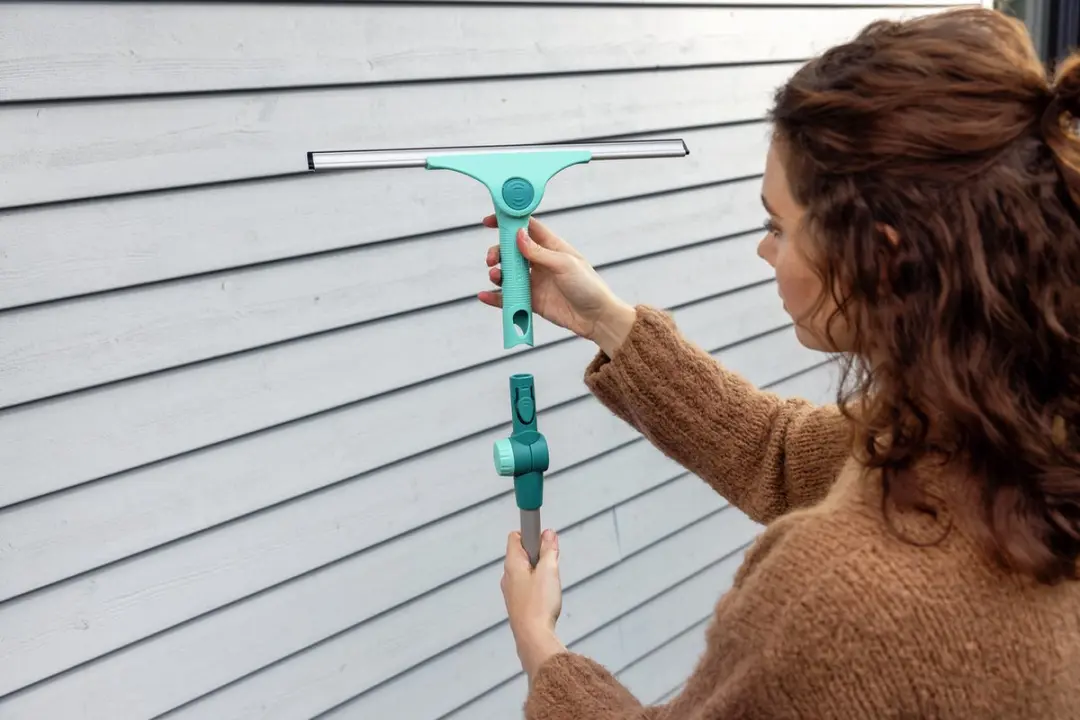Leifheit Raamtrekker 2in1 Pro Reach XL 40cm - Click System - Turquoise