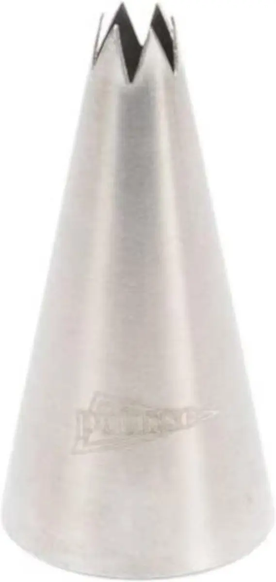 Patisse Spuitmond Ster 8mm RVS - Zilver