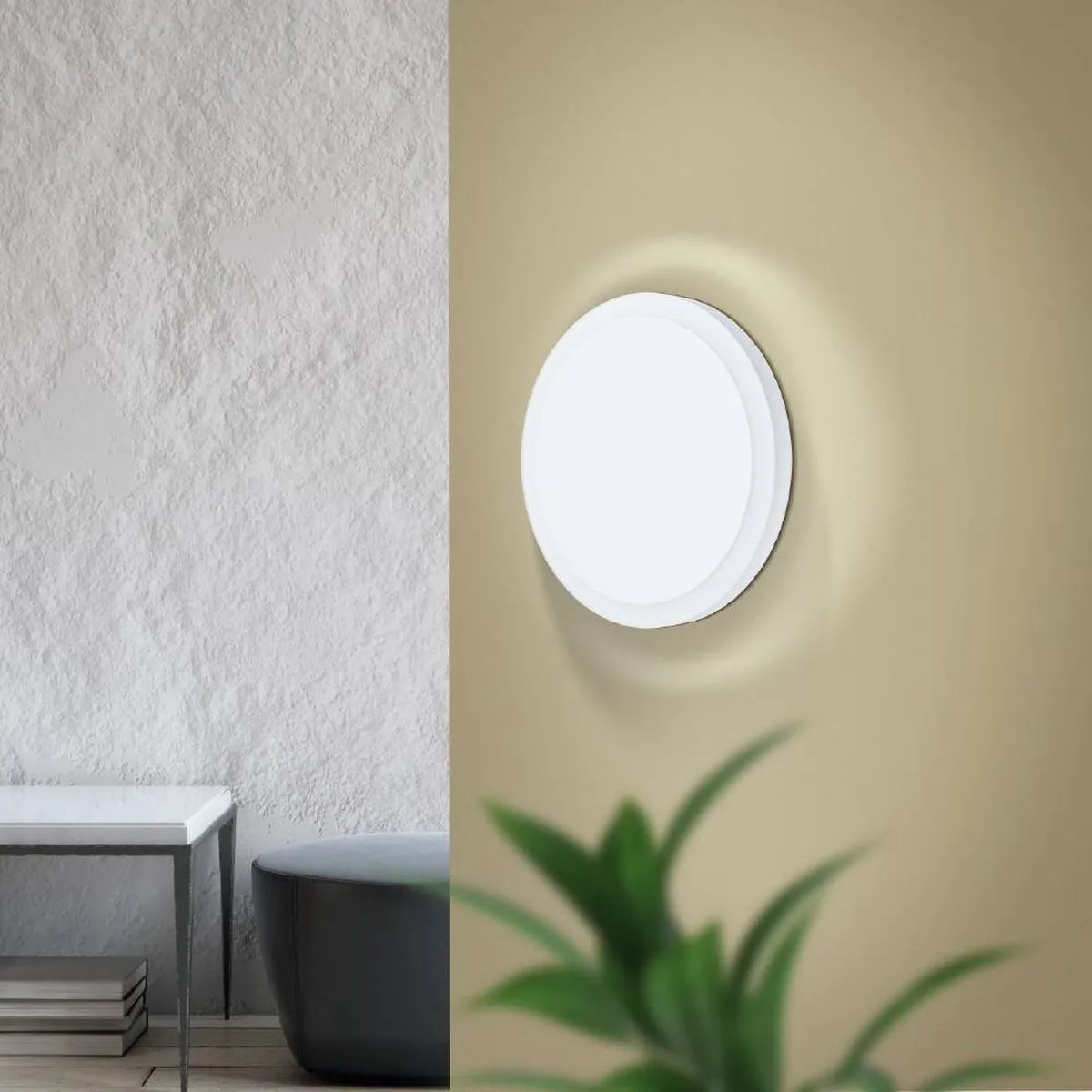 Eglo Mongodio 1 Wandlamp LED Ø20cm - Wit - afbeelding 3 van 5