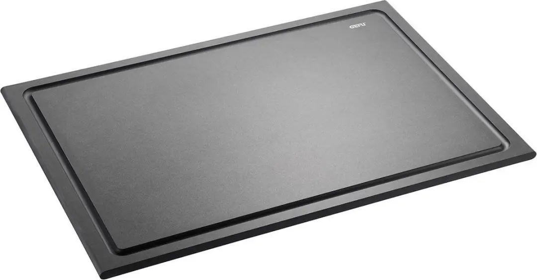 GEFU SLIZE Snijplank 44x30cm - Zwart/RVS