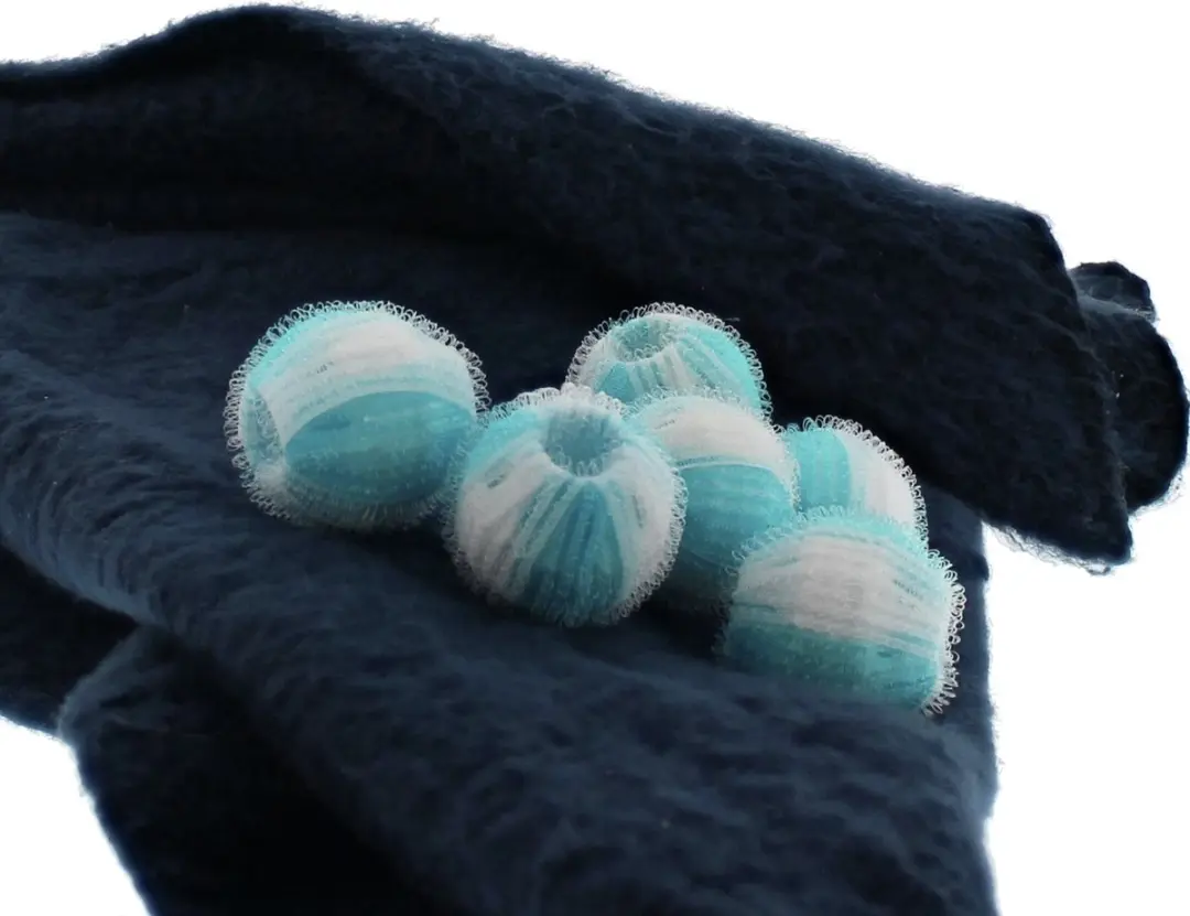 Scanpart Wasballen Anti Haar 6 Stuks - Blauw-Wit