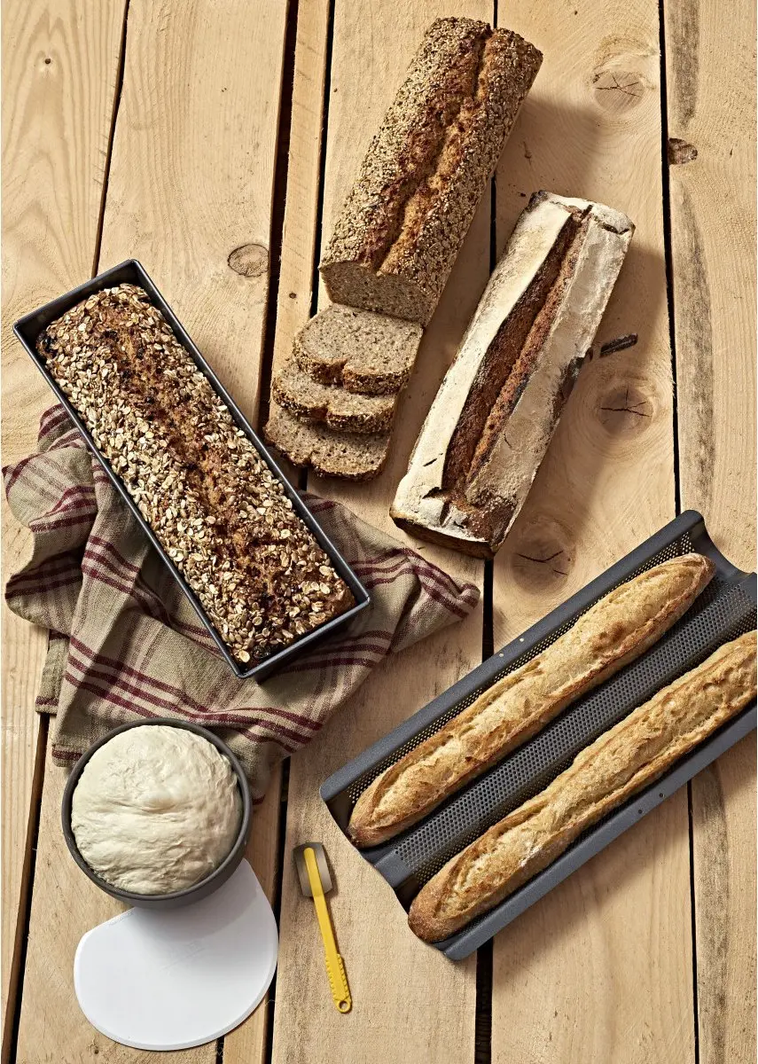 DeBuyer Box Homemadebread Stokbroodmal - Grijs