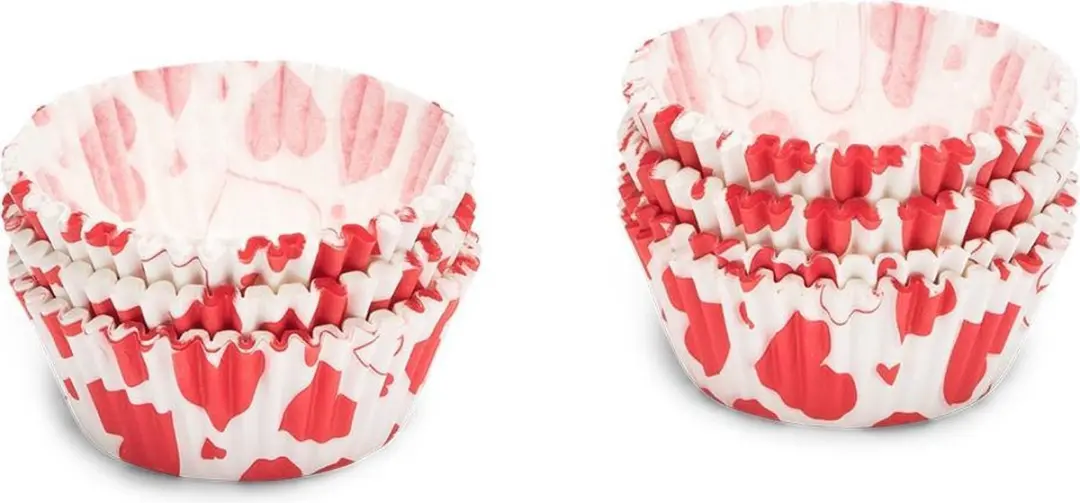 Patisse Cupcakevormpjes Hartjes Ø5cm