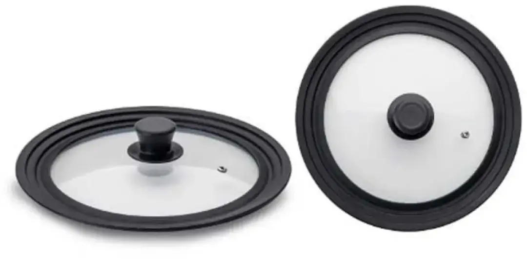 Ibili Silicone Deksel Koekenpan 32cm - Zilver
