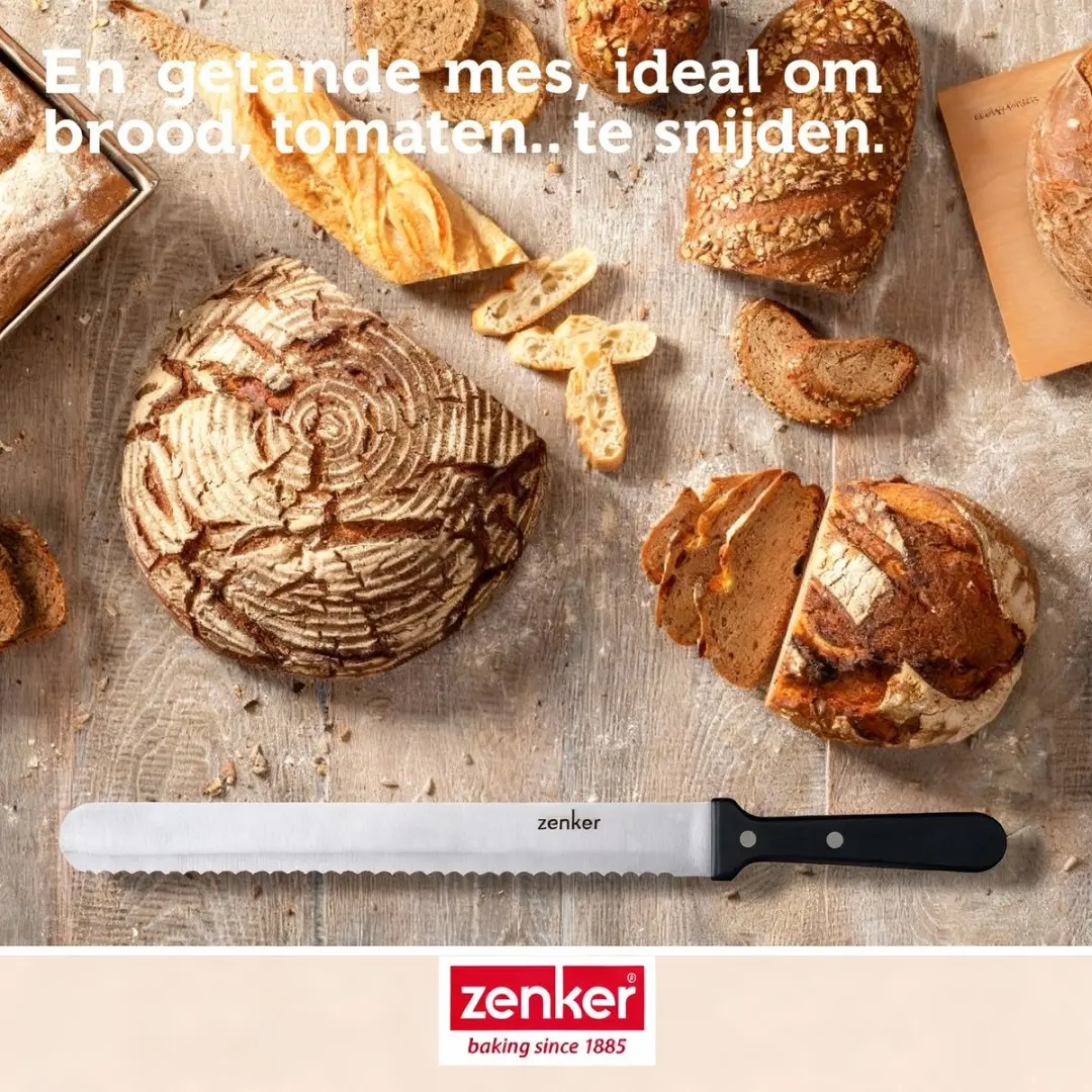 Zenker Smart Pastry Taartmes 30cm - Zwart