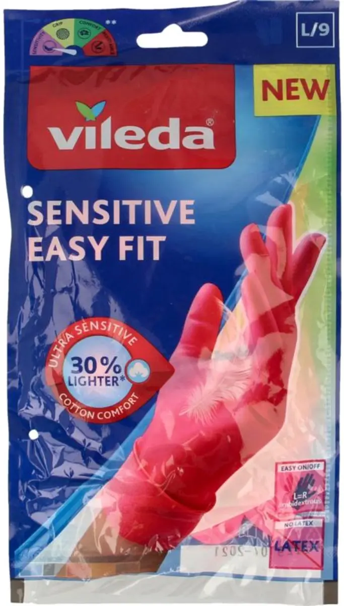 Vileda Sensitive Handschoenen Large