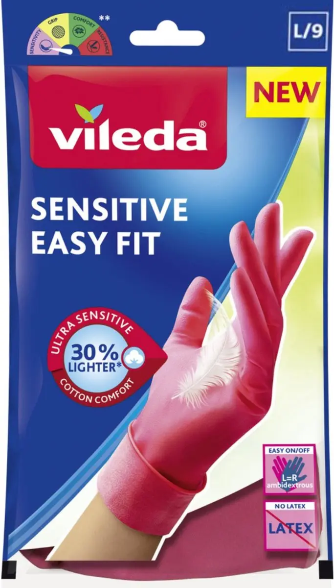 Vileda Sensitive Handschoenen Large