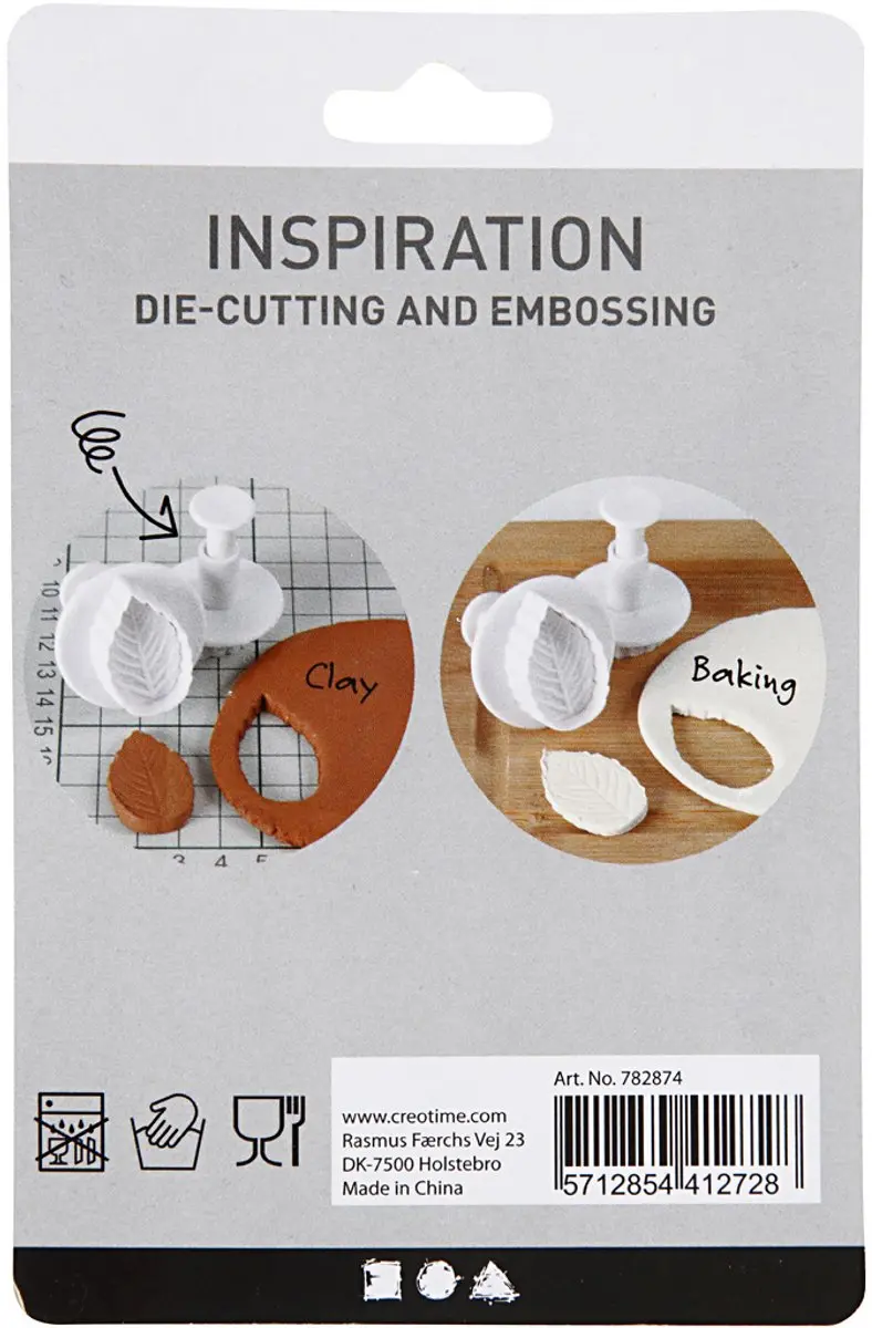 Creativ Company Uitsteekvormen Stempel Hart - 3 Stuks
