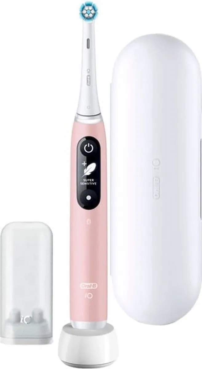 Oral-B iO 6N Elektrische Tandenborstel - Roze Sand - afbeelding 6 van 6