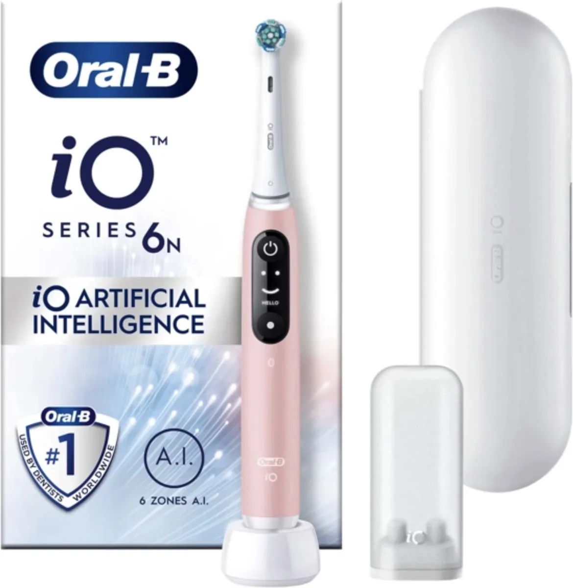 Oral-B iO 6N Elektrische Tandenborstel - Roze Sand