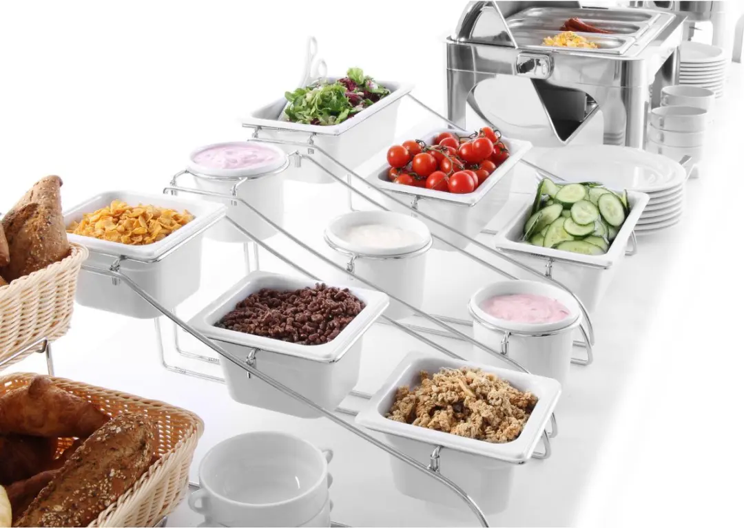 HENDI Profi Line Gastronormbak 325x176x65mm Porselein - Wit