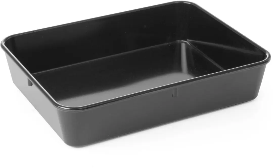 HENDI Vleesbak 280x210x60mm - Zwart