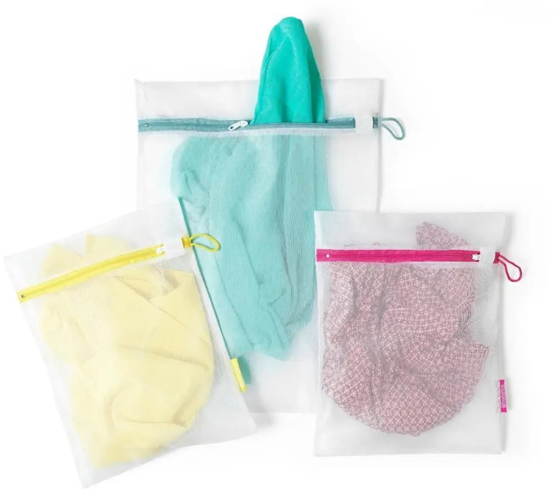Brabantia Waszakjes 149221 - 3 Stuks - 3L - Wit/Grijs