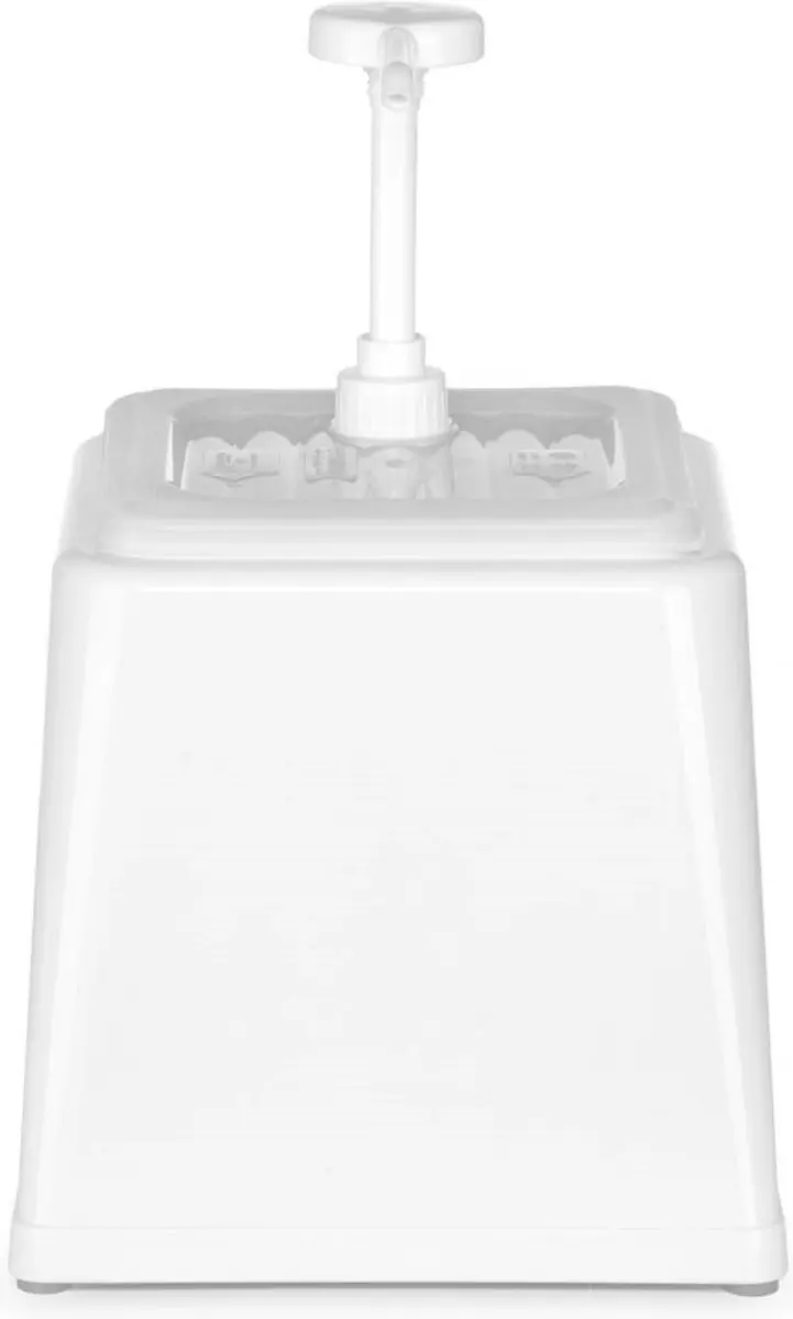 HENDI Sausdispenser met pomp 2,5L - Wit